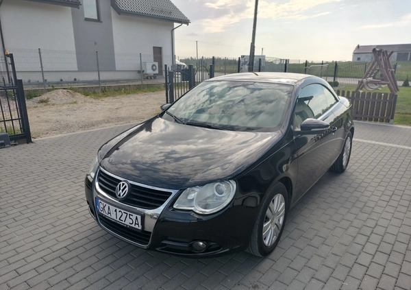 Volkswagen Eos cena 21999 przebieg: 213000, rok produkcji 2009 z Brzeziny małe 379